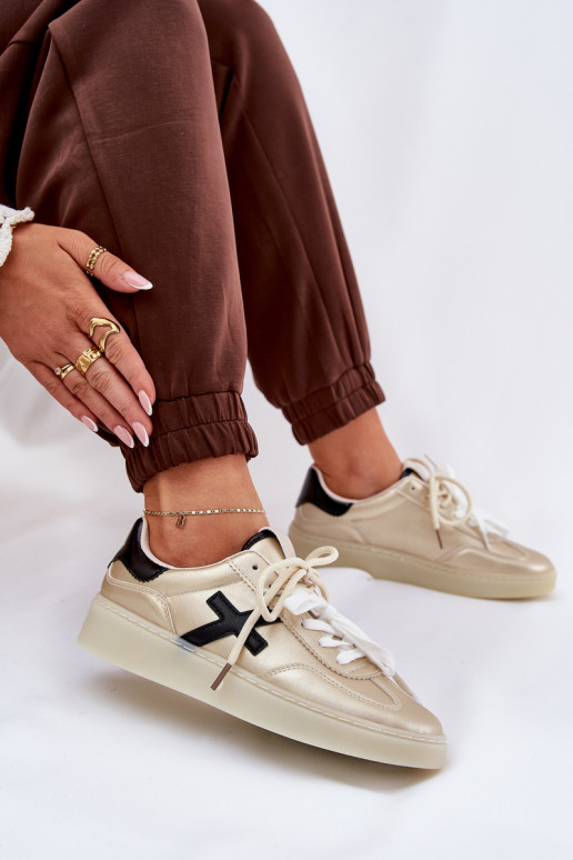 tenisky  zlaté barvy Zelevelis  tenisky  zlaté barvy Zelevelis