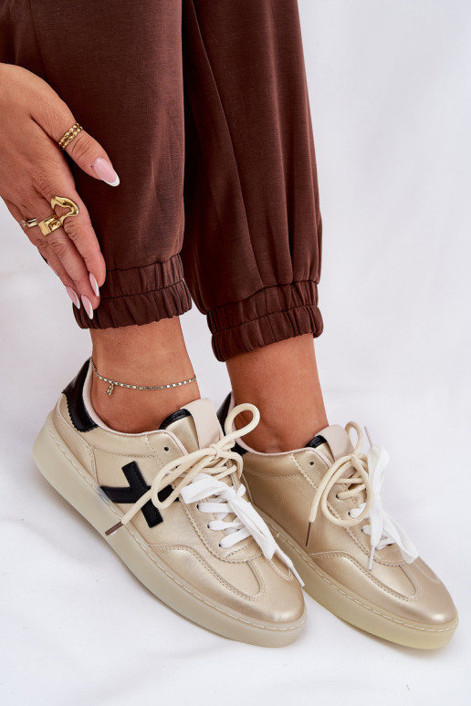 tenisky  zlaté barvy Zelevelis  tenisky  zlaté barvy Zelevelis