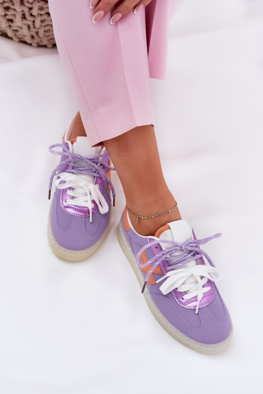 tenisky  Barva fialová Zelevelis  tenisky  Barva fialová Zelevelis