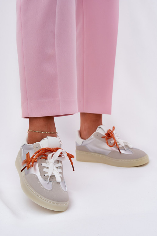 tenisky  stříbrné barvy Zelevelis  tenisky  stříbrné barvy Zelevelis