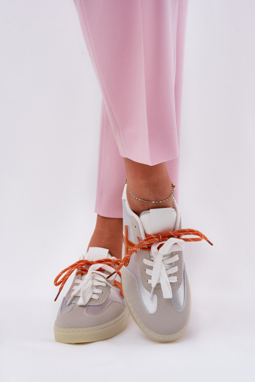 tenisky  stříbrné barvy Zelevelis  tenisky  stříbrné barvy Zelevelis