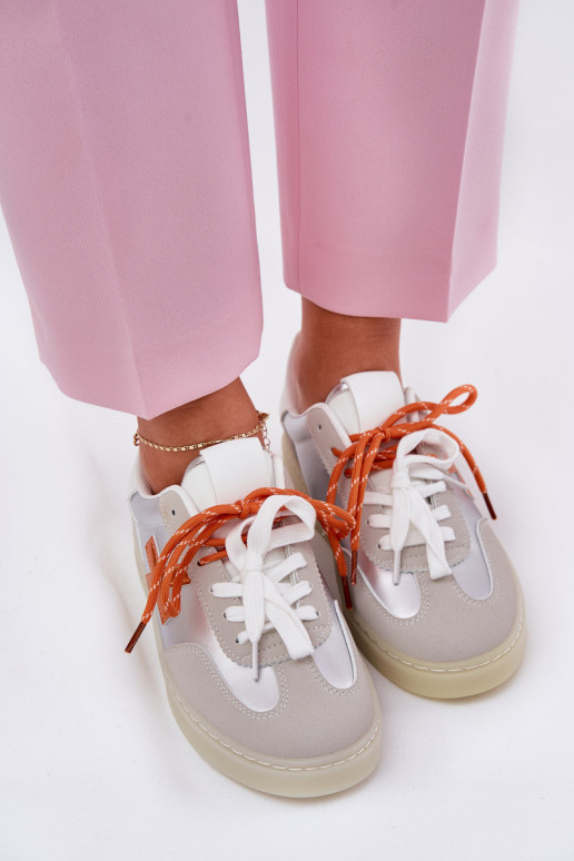 tenisky  stříbrné barvy Zelevelis  tenisky  stříbrné barvy Zelevelis