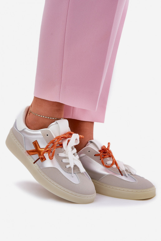 tenisky  stříbrné barvy Zelevelis  tenisky  stříbrné barvy Zelevelis