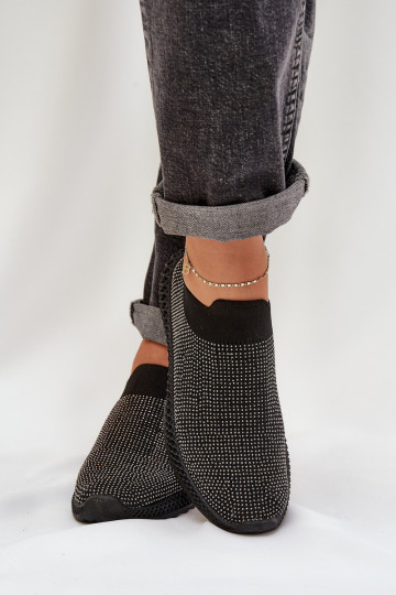 Slip-on vzor tenisky   D&A TW121 Černé 2