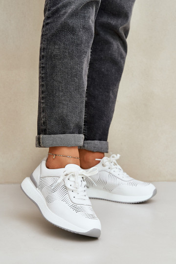 tenisky Tenisky  S.Barski LR51-551 bílé