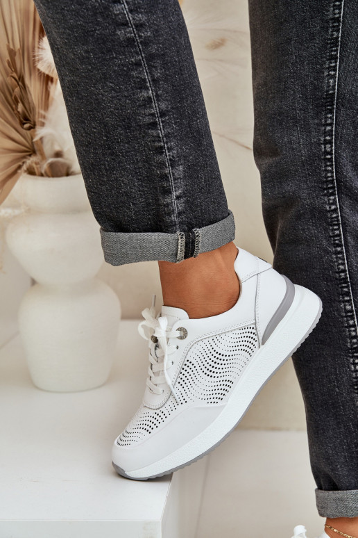 tenisky Tenisky  S.Barski LR51-551 bílé  tenisky Tenisky  S.Barski LR51-551 bílé