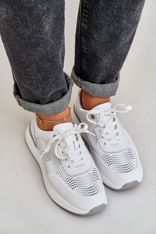 tenisky Tenisky  S.Barski LR51-551 bílé  tenisky Tenisky  S.Barski LR51-551 bílé