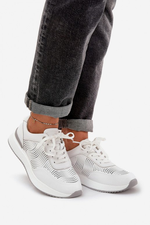 tenisky Tenisky  S.Barski LR51-551 bílé  tenisky Tenisky  S.Barski LR51-551 bílé