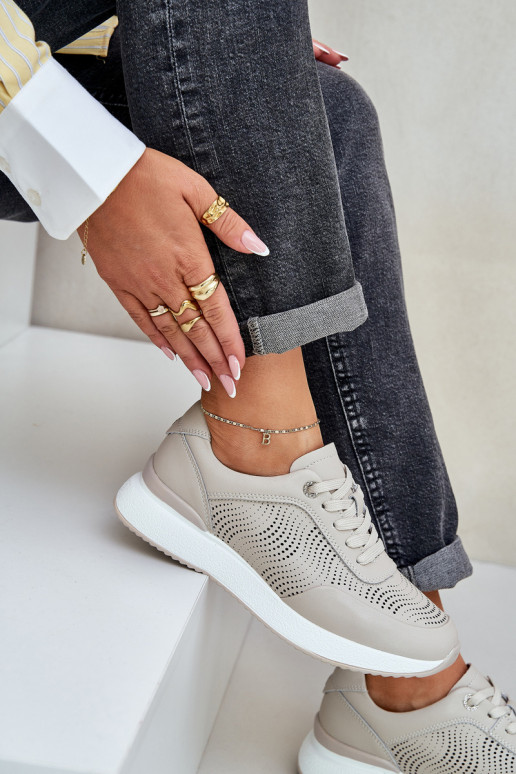 tenisky Tenisky  S.Barski LR51-551 béžové  tenisky Tenisky  S.Barski LR51-551 béžové