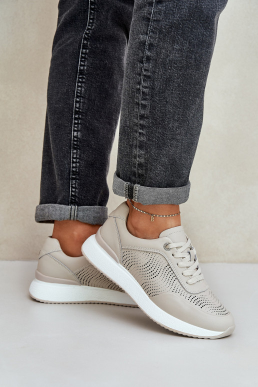 tenisky Tenisky  S.Barski LR51-551 béžové  tenisky Tenisky  S.Barski LR51-551 béžové