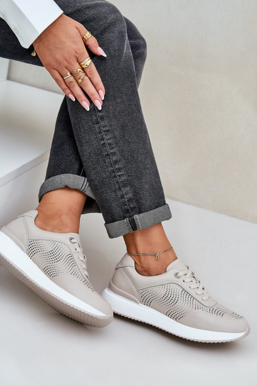 tenisky Tenisky  S.Barski LR51-551 béžové  tenisky Tenisky  S.Barski LR51-551 béžové