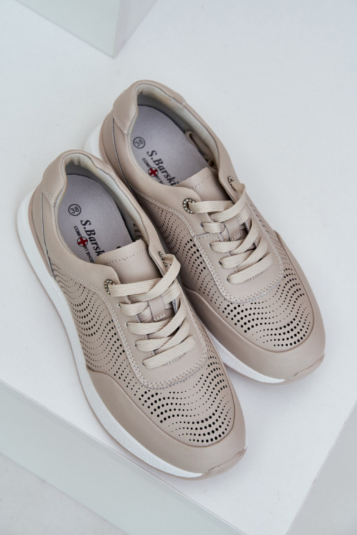 tenisky Tenisky  S.Barski LR51-551 béžové  tenisky Tenisky  S.Barski LR51-551 béžové