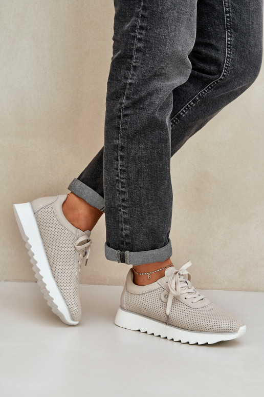 tenisky s platformou se třpytkami D&A LR51-629 béžové  tenisky s platformou se třpytkami D&A LR51-629 béžové