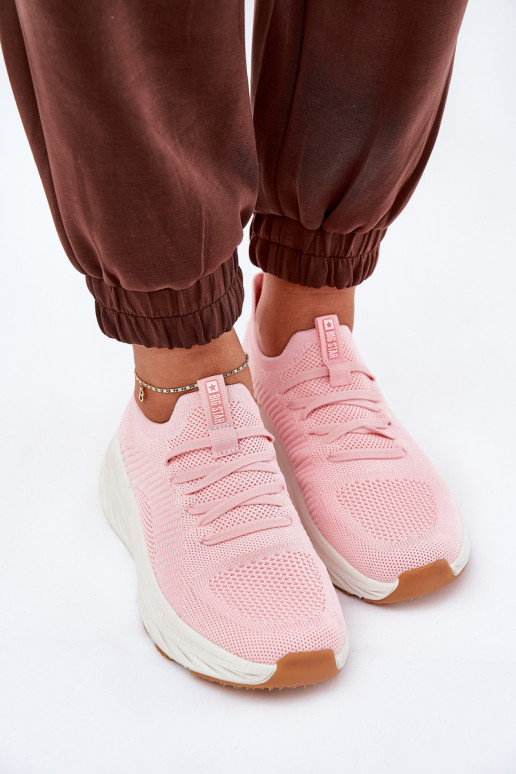 Pohodlné tenisky  Big Star RR274A131 HI-POLY SYSTEM růžová Pohodlné tenisky  Big Star RR274A131 HI-POLY SYSTEM růžová