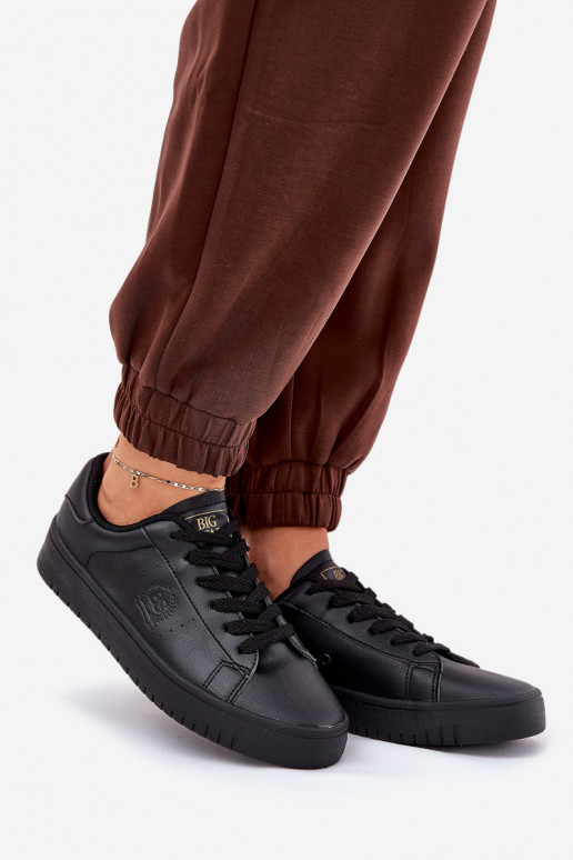  Ležérní obuv z ekologické kůže Big Star NN274576 Černé