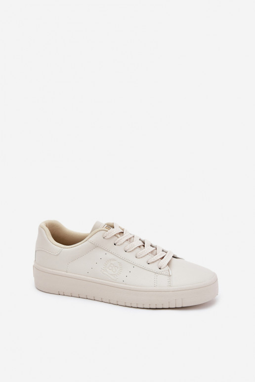  Ležérní obuv z ekologické kůže Big Star NN274578 béžové