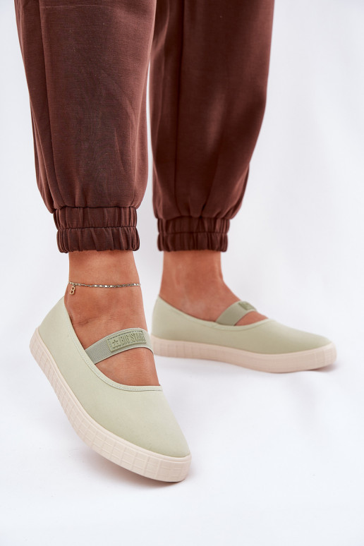 Dámská obuv Big Star NN274604 světle zelená