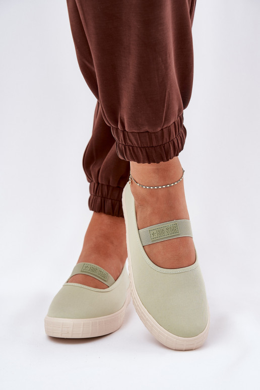 Dámská obuv Big Star NN274604 světle zelená