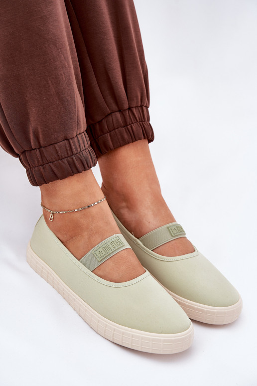 Dámská obuv Big Star NN274604 světle zelená