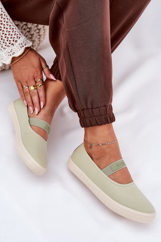 Dámská obuv Big Star NN274604 světle zelená