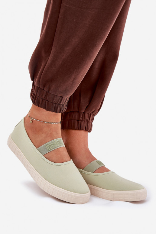 Dámská obuv Big Star NN274604 světle zelená