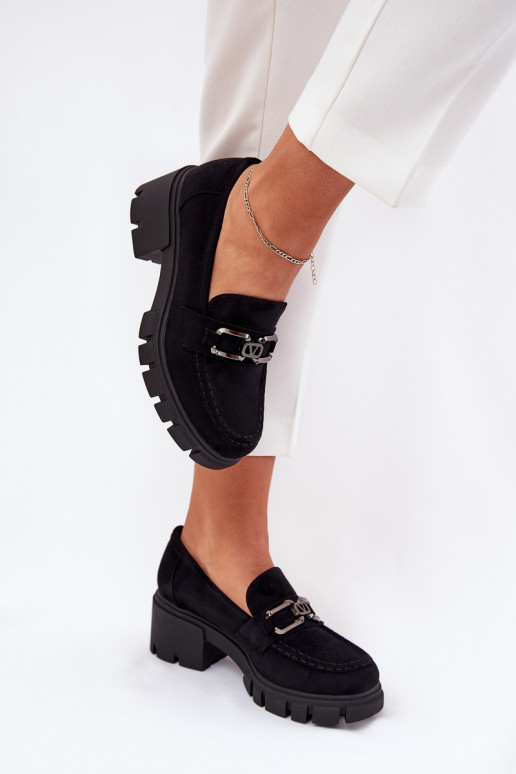 z eko semišeowe boty  s ornamenty Vinceza 39921 Černé z eko semišeowe boty  s ornamenty Vinceza 39921 Černé