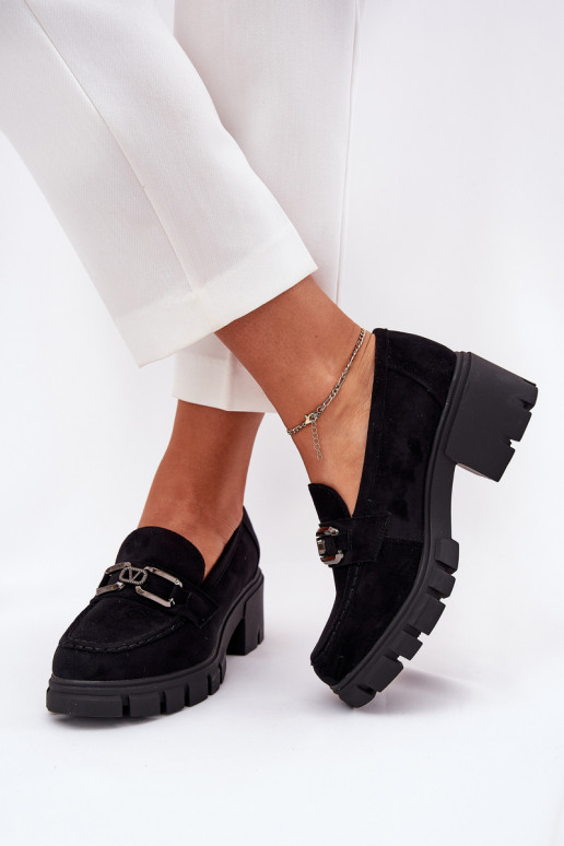 z eko semišeowe boty  s ornamenty Vinceza 39921 Černé z eko semišeowe boty  s ornamenty Vinceza 39921 Černé