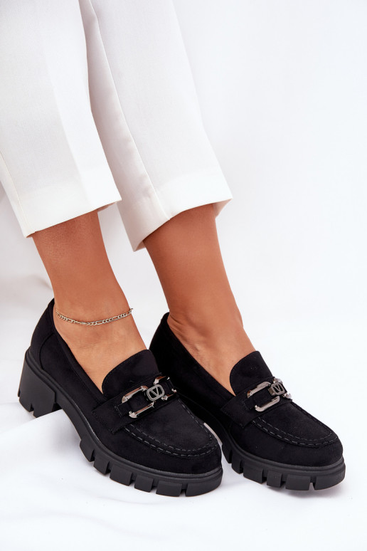 z eko semišeowe boty  s ornamenty Vinceza 39921 Černé z eko semišeowe boty  s ornamenty Vinceza 39921 Černé