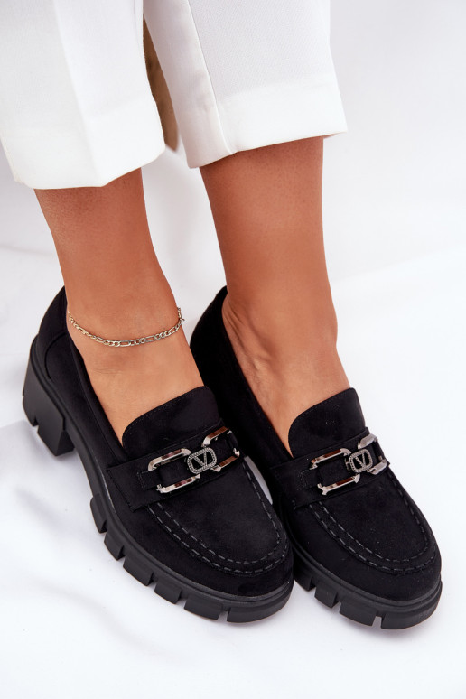 z eko semišeowe boty  s ornamenty Vinceza 39921 Černé z eko semišeowe boty  s ornamenty Vinceza 39921 Černé