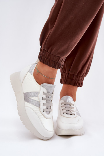 tenisky  s platformou Vinceza 58510 bílé