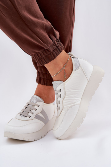 tenisky  s platformou Vinceza 58510 bílé 2