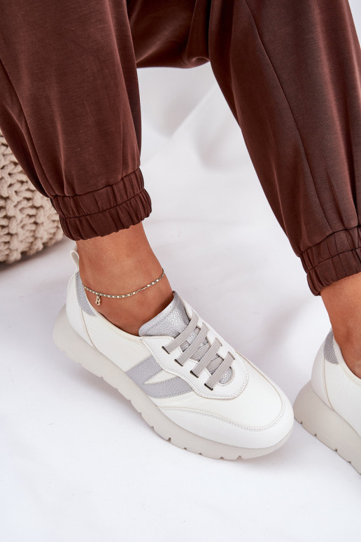 tenisky  s platformou Vinceza 58510 bílé tenisky  s platformou Vinceza 58510 bílé