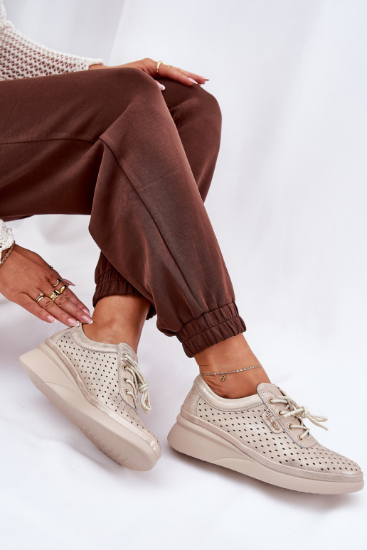 Dámská obuv pro volný čas Sportovní styl boty zlaté barvy Brumia Dámská obuv pro volný čas Sportovní styl boty zlaté barvy Brumia