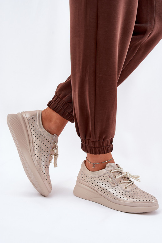 Dámská obuv pro volný čas Sportovní styl boty zlaté barvy Brumia Dámská obuv pro volný čas Sportovní styl boty zlaté barvy Brumia