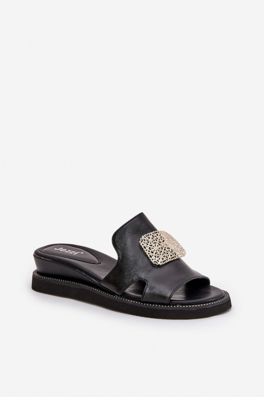 Dámské pantofle  Eko  s ornamenty Černé Sarela Dámské pantofle  Eko  s ornamenty Černé Sarela