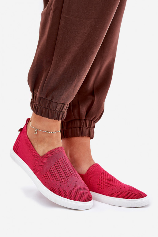  Tenisky Slip-on Big Star FF274A605 růžová