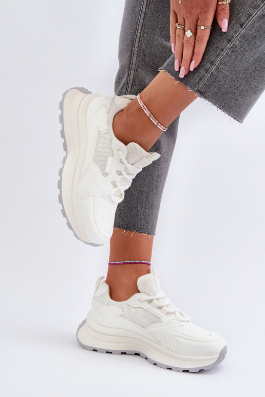 Tenisky  HI-POLY SYSTEM Big Star NN274A107 bílé Tenisky  HI-POLY SYSTEM Big Star NN274A107 bílé