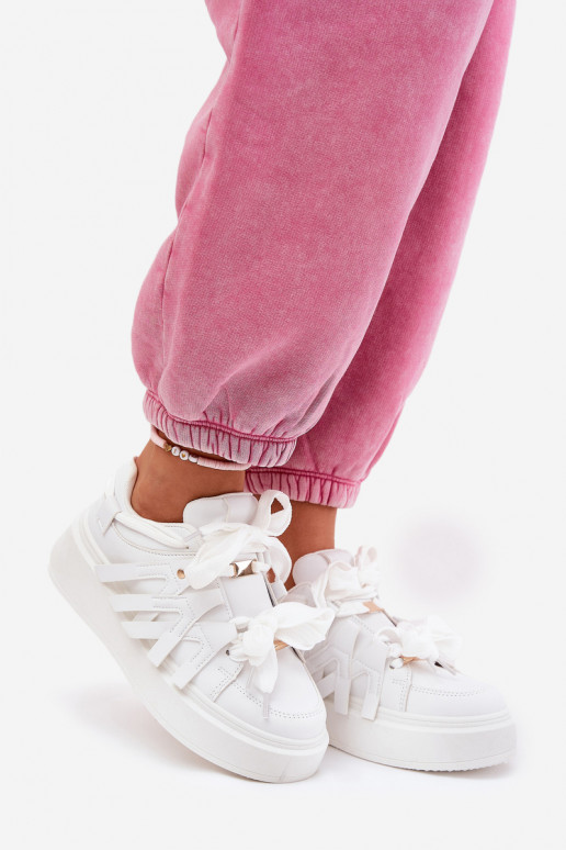 Eko  Tenisky s platformou bílé Penolle Eko  Tenisky s platformou bílé Penolle