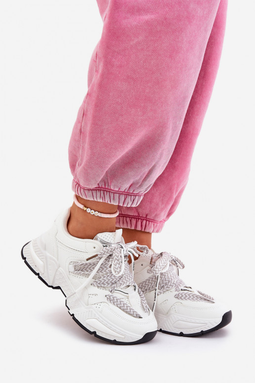 Tenisky tenisky  Z Podwójnym m bílé Efobell Tenisky tenisky  Z Podwójnym m bílé Efobell