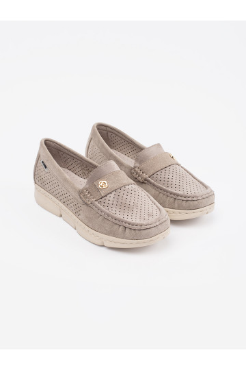 béžové  mokasíny ze m elementem 2