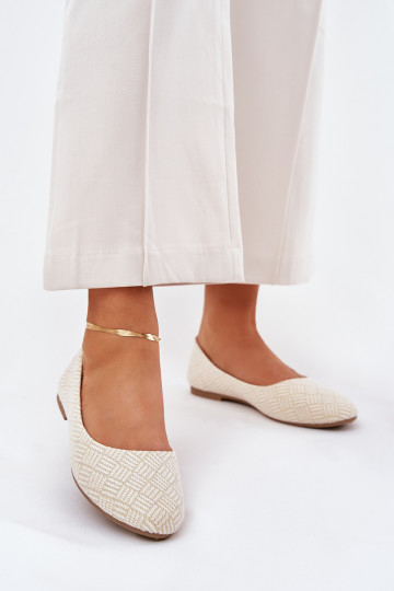 baleríny  se třpytkami zlaté barvy Tatorelis