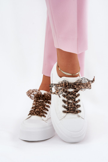 Ležérní obuv s platformou  m bílé Zidora