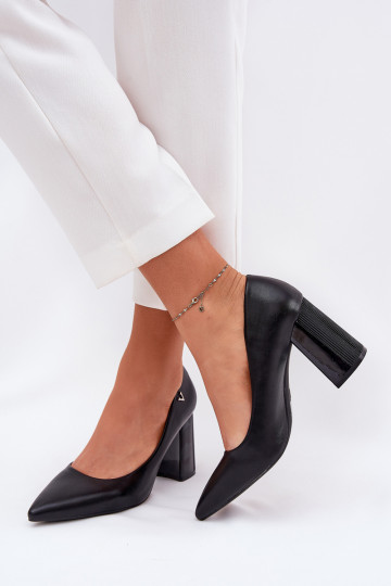 Elegantní styl Obuv s podpatky Vinceza 62220 Černé