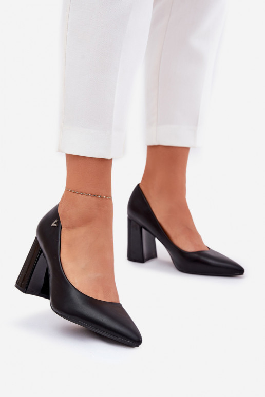 Elegantní styl Obuv s podpatky Vinceza 62220 Černé Elegantní styl Obuv s podpatky Vinceza 62220 Černé