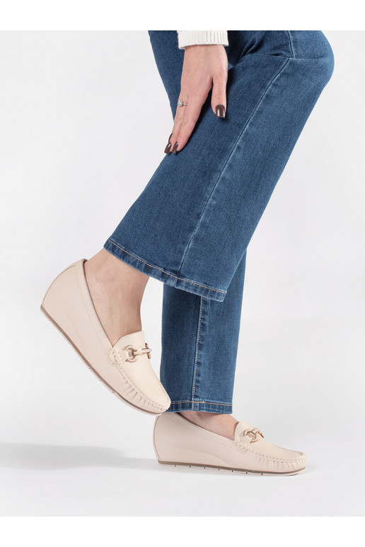 béžové mokasíny 