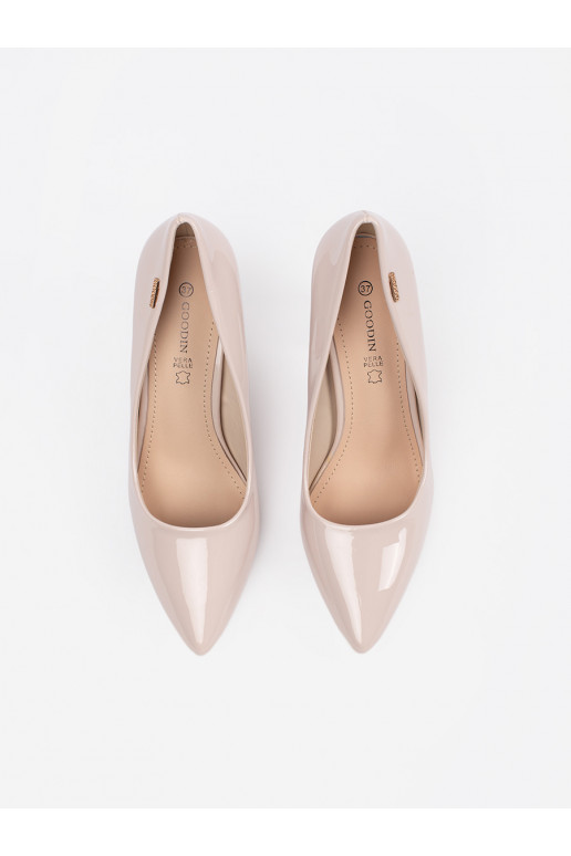 béžové  vysoké podpatky na podpatku béžové  vysoké podpatky na podpatku