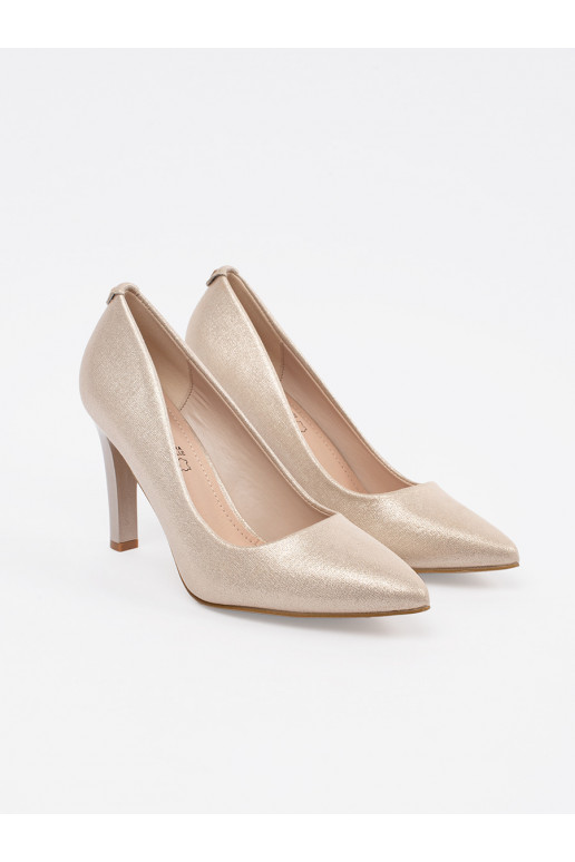 béžové  vysoké podpatky s tenkým podpatkem béžové  vysoké podpatky s tenkým podpatkem