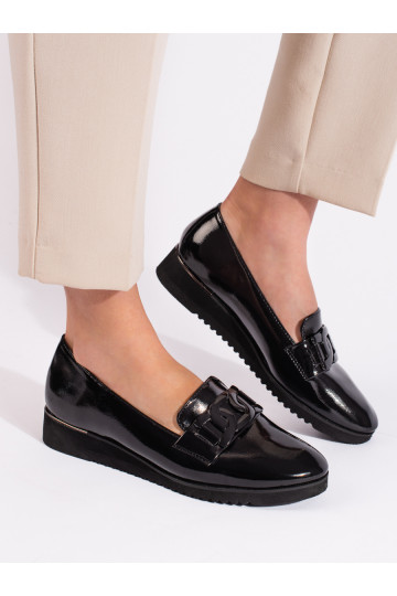 Černé  lordsy s platformou 2