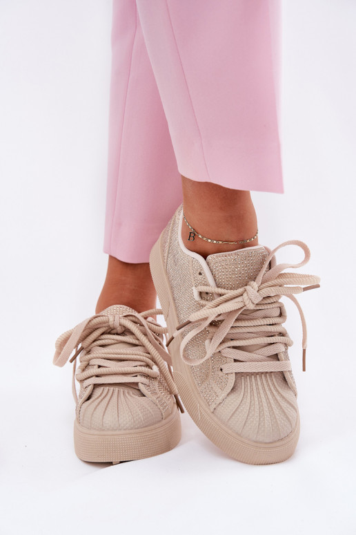 Tenisky   s platformou béžové Eanneth