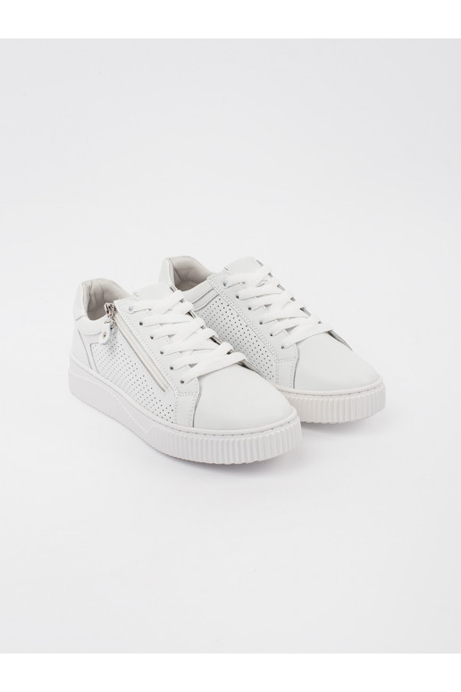bílé Tenisky s platformou 